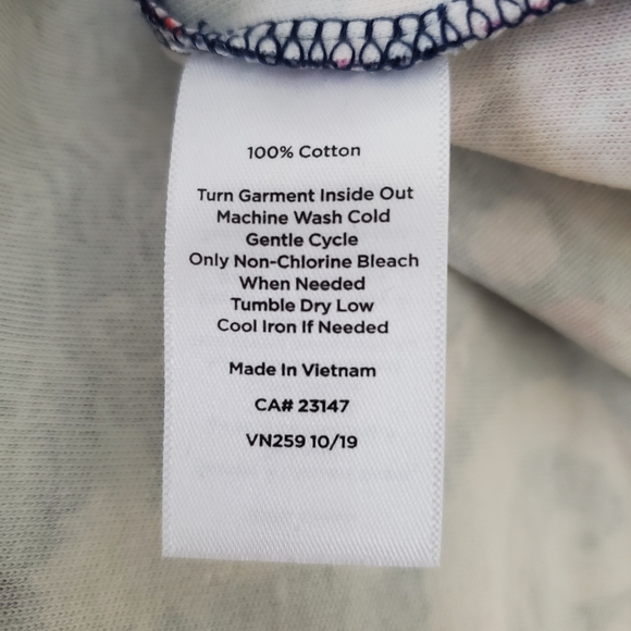 Talbot's cotton sleeveless paisley print fit & flair flounce hem dress. XL. NWT - Picture 8 of 10